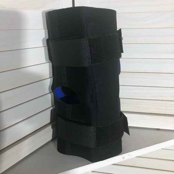 NWOT ProCare Reddie Hinged Knee Brace Support Open Patella Adjustable Black XXL - Picture 7 of 10